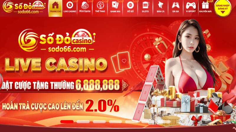 Giao diện Casino online sodo66 đẳng cấp